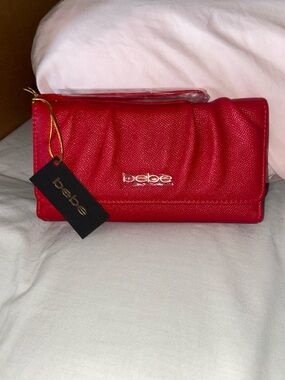 Bebe Sage Trifold Wallet NWT